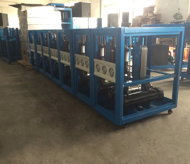 水冷箱式冷水機生產(chǎn)車間